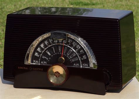 Restored GE General Electric Musaphonic 408 Bakelite AM FM Tube Radio WORKS NICE | eBay ...