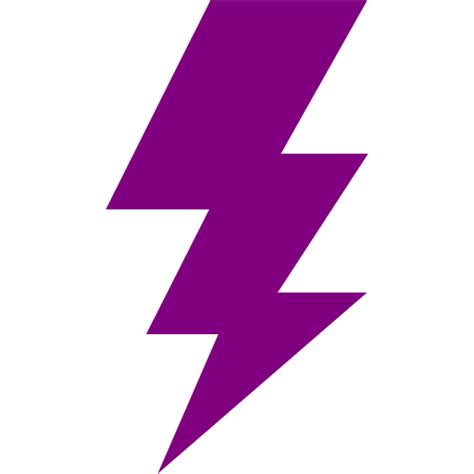 Purple lightning bolt icon - Free purple lightning bolt icons