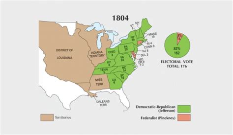 US Election of 1816 Map - GIS Geography