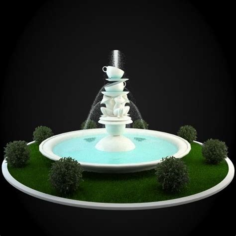 Fountain 3D model | CGTrader