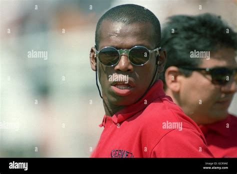 WORLD CUP SOCCER. Faustino Asprilla, Colombia Stock Photo - Alamy