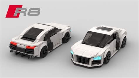 How to Make LEGO Audi R8 Speed Champions Style Car Moc - YouTube