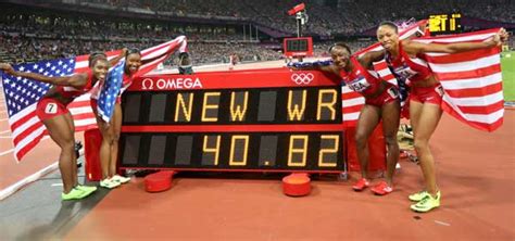 Day 14: US breaks women's 4x100m relay world record - China.org.cn