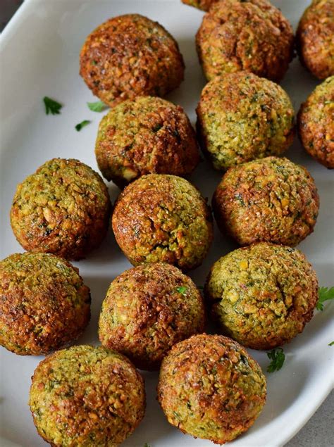 Air Fryer Falafel Recipe (Gluten-Free, Vegan) - Elavegan