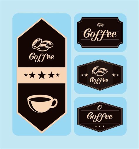 icons collection coffee labels 10964437 Vector Art at Vecteezy