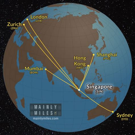 Singapore A380 Routes 2024 - Jojo Lexine