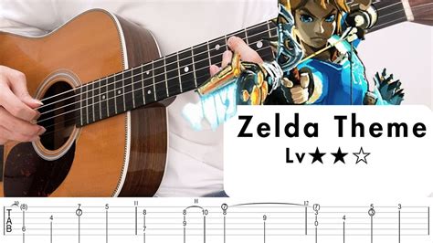 【Tab+Tutorial】The most famous song in Zelda - Main Theme - Fingerstyle ...