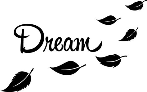 Dream with Leaves Laptop Sticker - TenStickers