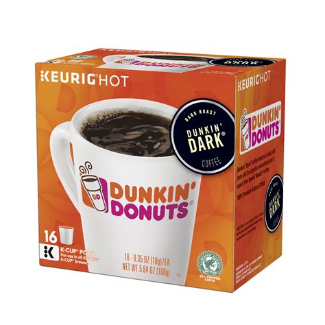 Dunkin' Dark K-Cups 16 Ct Side - Adventures of a Nurse