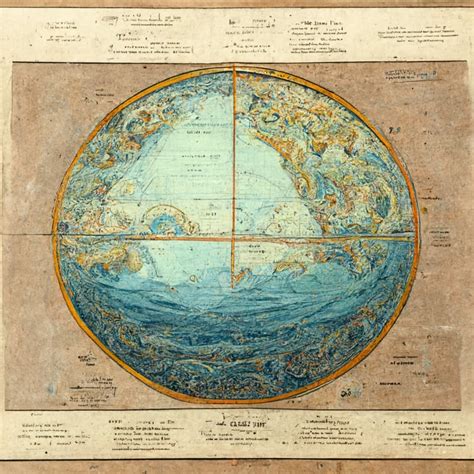 prompthunt: Flat Earth Map. 1892 Gleason's New Standard Map Of The ...