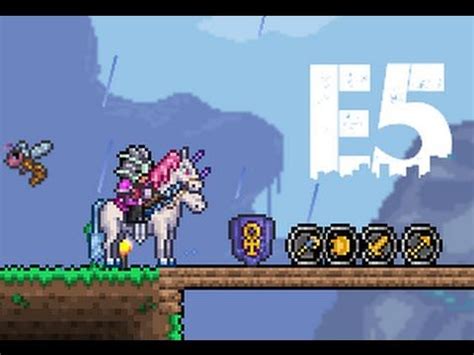 Terraria 1.3: Ep 5 ANKH SHIELD! UNICORN MOUNT AND MORE! | Terrarium, Unicorn, Mounting