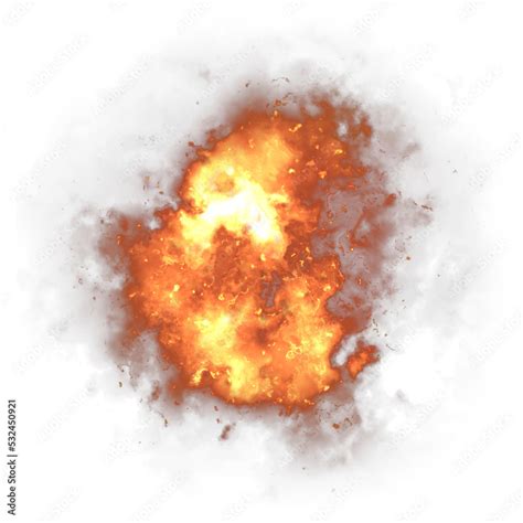 Fire explosion effect element Stock Illustration | Adobe Stock