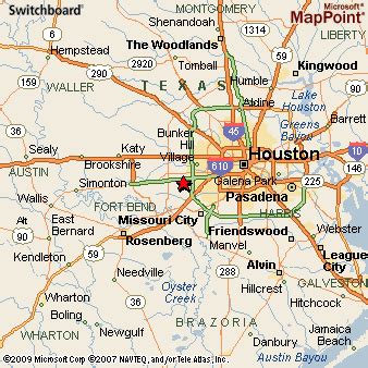 Alief [Houston nbhd;, Texas Area Map & More