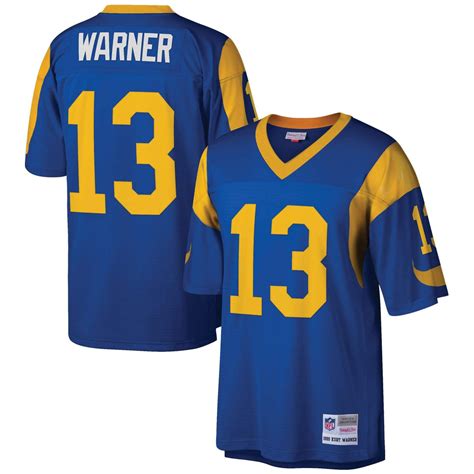 Kurt Warner St. Louis Rams Mitchell & Ness NFL Blue Throwback Jersey