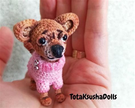 Chihuahua crochet pattern. Miniature dog pattern. Mini | Etsy | Crochet ...