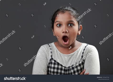 Little Girl Surprised Face Stock Photo 1473427154 | Shutterstock