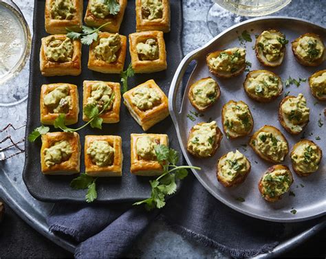 Coronation chicken vol-au-vents and loaded potato skins | M&S