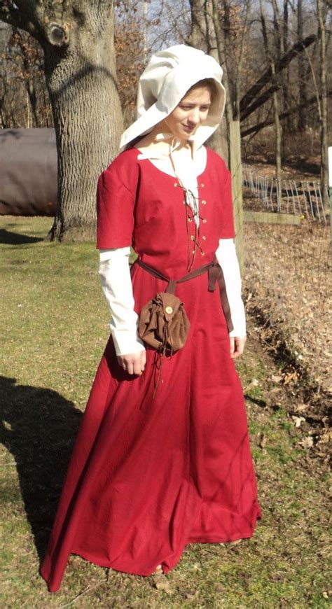 Sz.6(36" bust 28" waist) Medieval/Middle Ages /Renaissance Linen&Cotton Peasant/Serf/ Farmer's ...