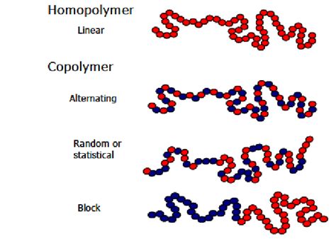 5: Representation of the homopolymer and varieties of copolymers ...