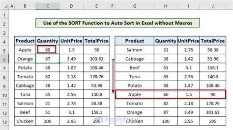 How to Auto Sort in Excel without Macros (3 Methods) - ExcelDemy