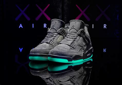 KAWS Air Jordan 4 Glow In The Dark Sole | SneakerNews.com