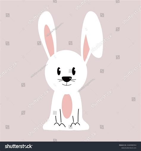 Rabbit Sitting Drawing Hand Draw Style Stock Vector (Royalty Free) 2160998763 | Shutterstock