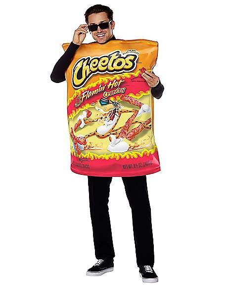 Adult Flamin' Hot Cheetos Bag Costume - Spirithalloween.com