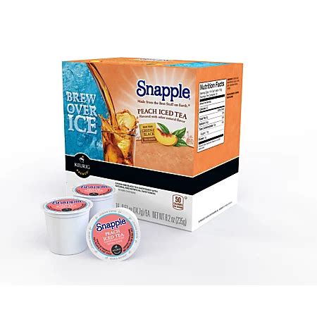 Snapple Peach Iced Tea K Cups .4 Oz. Box Of 16 by Office Depot & OfficeMax