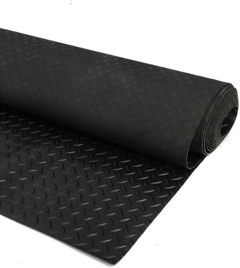 Buy ybaymy Garage Floor Rubber Mat 5mx1m Non-Slip Garage Flooring Mats ...