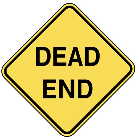 dead end sign clip art - Clip Art Library