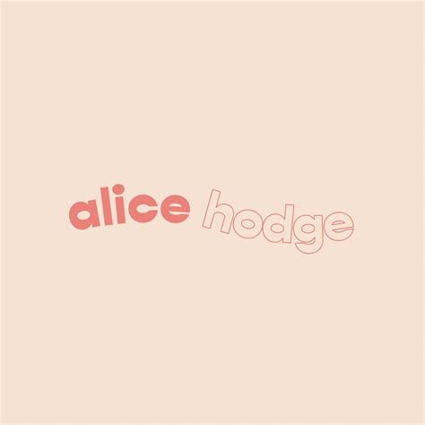 Alice Hodge Design animated type logo gif | Personal branding design, Personal logo design ...
