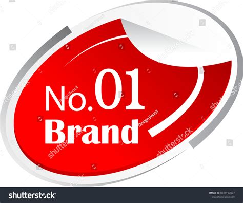 No1 Brand Logo Red Icon Vector Stock Vector (Royalty Free) 1833197077 ...