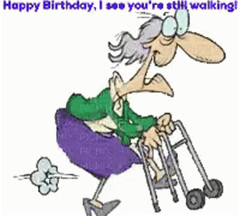 Old Lady GIF - Happy Birthday