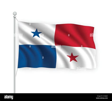 Bandera de tela de panama Imágenes vectoriales de stock - Alamy