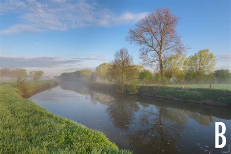 Rivier De Dender - River Dender, Idechem, Geraardsbergen, België | Bart Heirweg Beeldbank