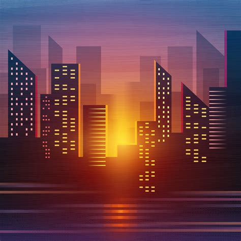 City Vector Illustration Art Wallpaper, HD Artist 4K Wallpapers, Images and Background ...