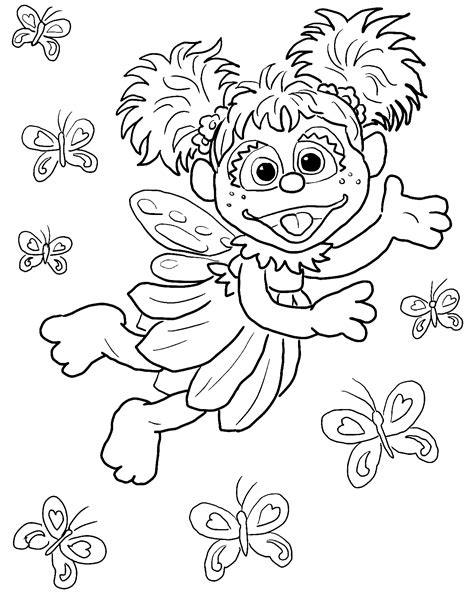 Abby Cadabby Coloring Page - Free Printable Coloring Pages