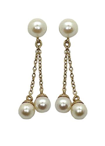 Vintage Pearl Drop Earrings