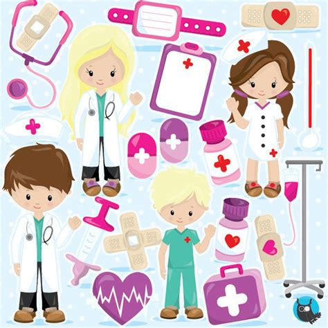 Doctor Clipart Commercial Use, Hospital Clipart Vector Graphics, Kids ...