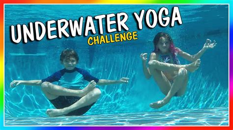 UNDERWATER YOGA CHALLENGE | We Are The Davises - YouTube