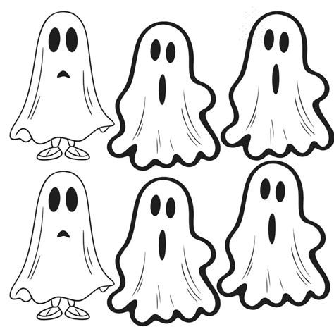 Get Creative With Cute Ghost Halloween Clip Art (Free Printable)