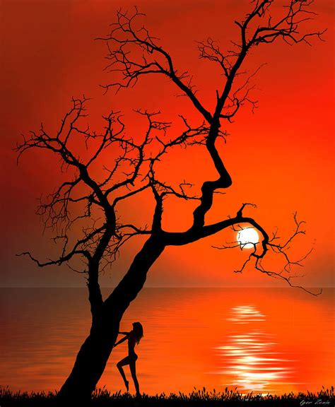 Sunset Silhouettes Digital Art by Igor Zenin - Fine Art America