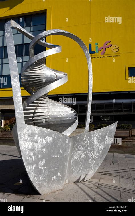 Double Helix DNA Sculpture at the Centre for Life in Newcastle upon ...