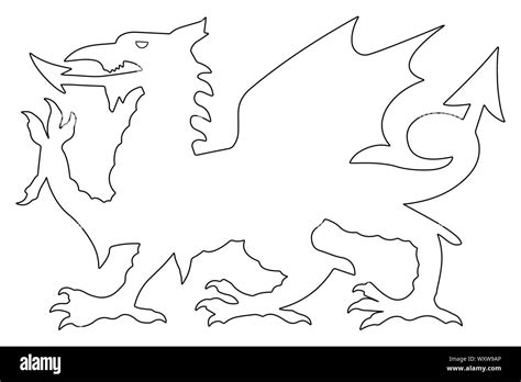 How To Draw Welsh Dragon - Longfamily26