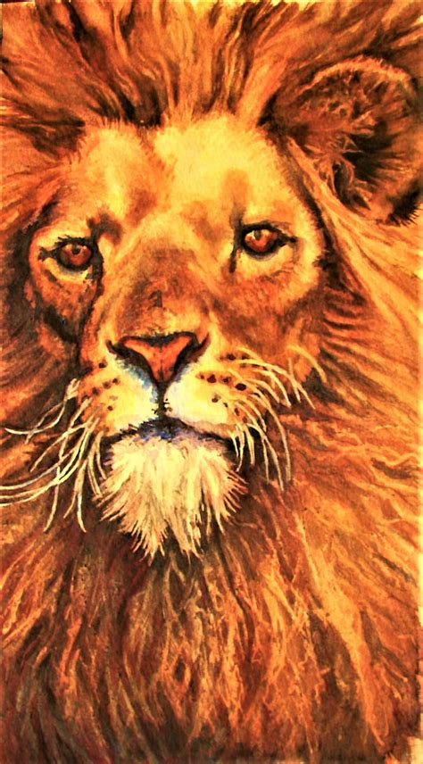 watercolor lion by onlygoodart on DeviantArt