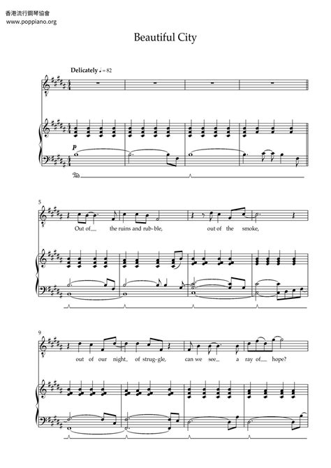 Godspell-Beautiful City Sheet Music pdf, - Free Score Download ★