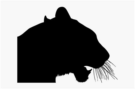 Tiger Silhouette Head, HD Png Download , Transparent Png Image - PNGitem