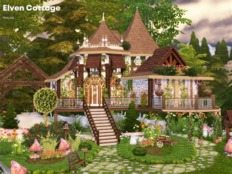 Elven Cottage By Pralinesims (2 Phòng ngủ 40x30) - SIMS4 Clove share Asia Tổng hợp Custom ...