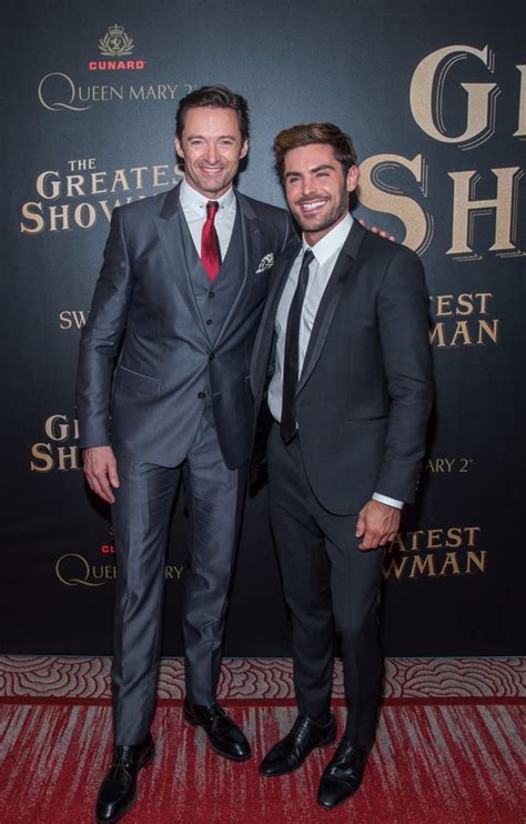 Hugh Jackman and Zac Efron at The Greatest Showman Premiere | POPSUGAR Celebrity