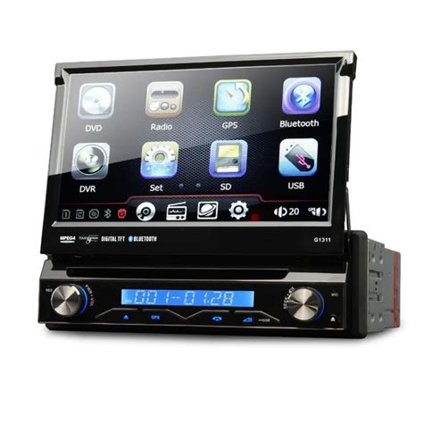 7" 1 Din Car DVD GPS Player Single Din Car Stereo GPS Navigation with ...